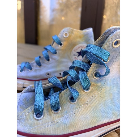 Converse Tie-Dye High Top Sneakers One If A Kind Hand Dyed M6 W8 - Picture 5 of 12